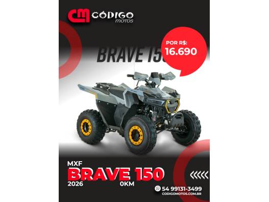 MXF - BRAVE 150 - 2026/2026 - Cinza - R$ 16.690,00