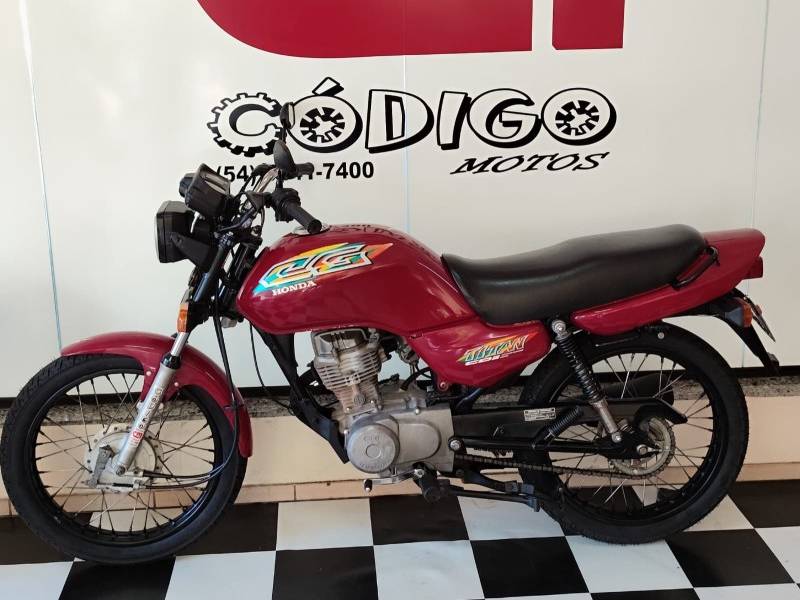 HONDA - CG 125 - 1999/1999 - Vermelha - R$ 7.300,00
