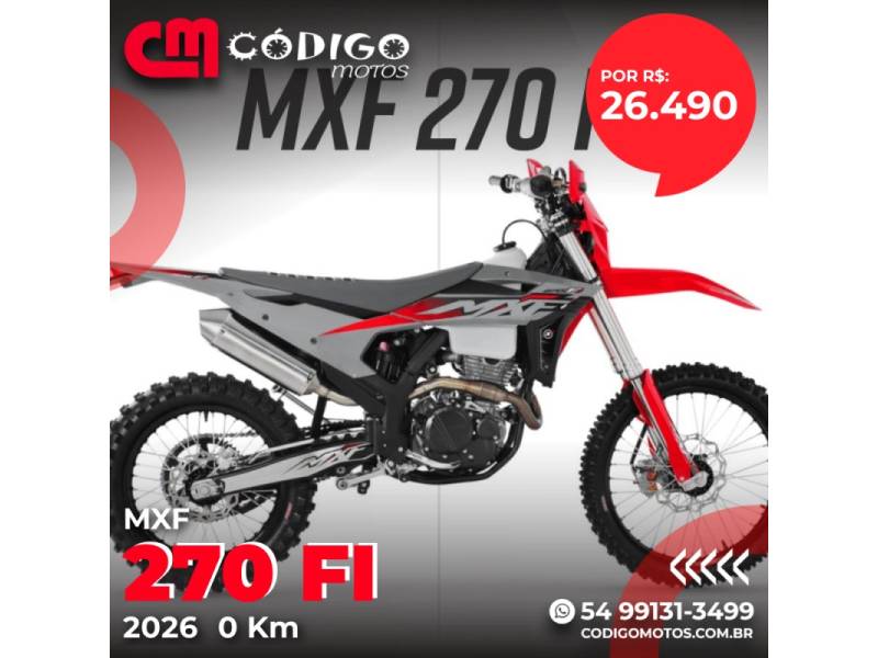 MXF - 270 FI - 2025/2026 - Cinza - R$ 26.490,00