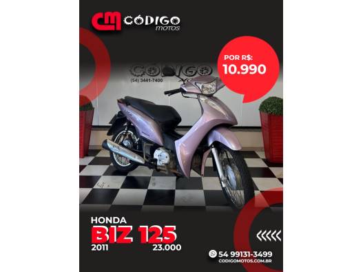 HONDA - BIZ 125 - 2011/2011 - Rosa - R$ 10.990,00