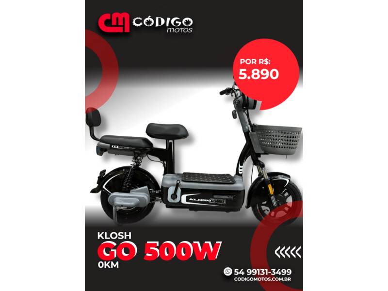 KLOSH - GO 500W - 2026/2026 - Cinza - R$ 5.890,00