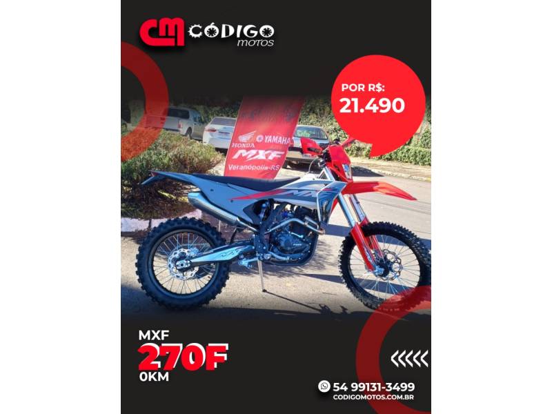 MXF - 270F - 2026/2026 - Cinza - R$ 21.490,00
